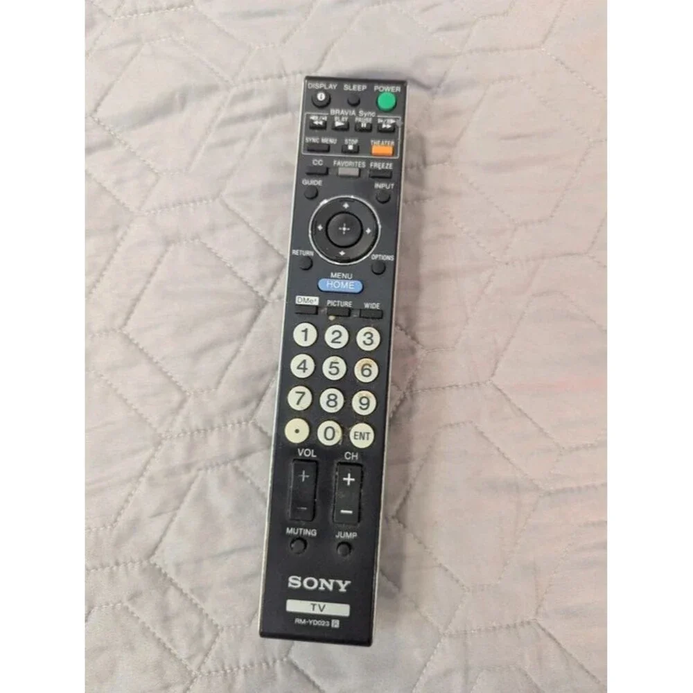 Sony RM-YD023 Genuine TV Remote Control Bravia Sync Lcd Hdtv Untested